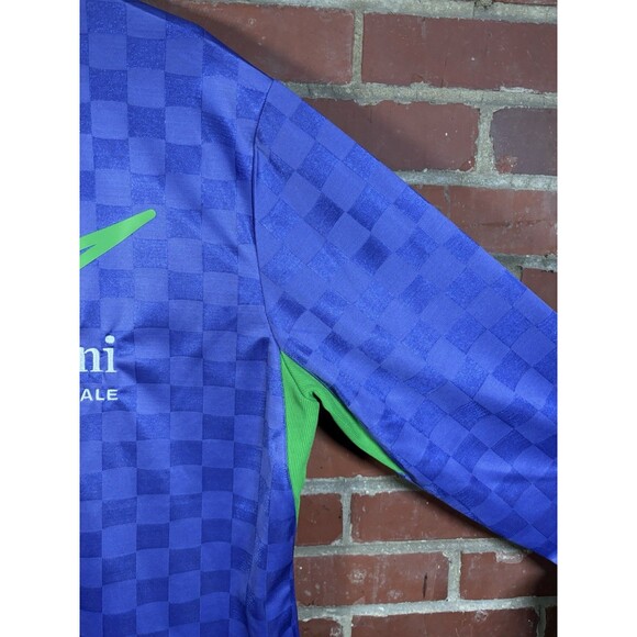 Sergio Tacchini ST X Nast Futbol Soccer Jersey Long Sleeve Purple Green Adult XL - Picture 8 of 8